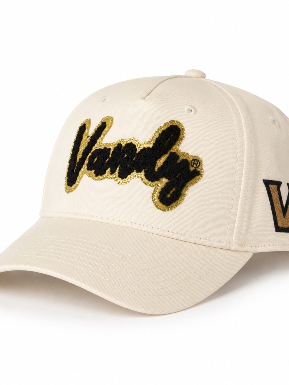 ZooZatz Vanderbilt Commodores Beige Adjustable Baseball Cap Hat One Size